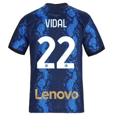 Camisolas de Futebol Inter Milan Arturo Vidal 22 Principal 2021 2022